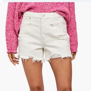 We the Free Makai Ripped Cutoff Denim Shorts size 24